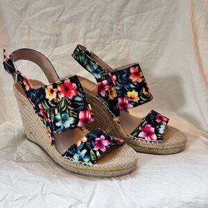 Dolce Vita Shady Tropical Floral Wedges